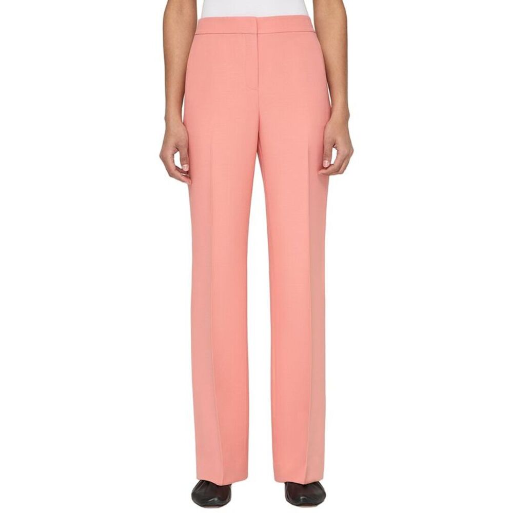 Lafayette 148 New York Womens Saint Marks Wool & Silk Flared Pant
